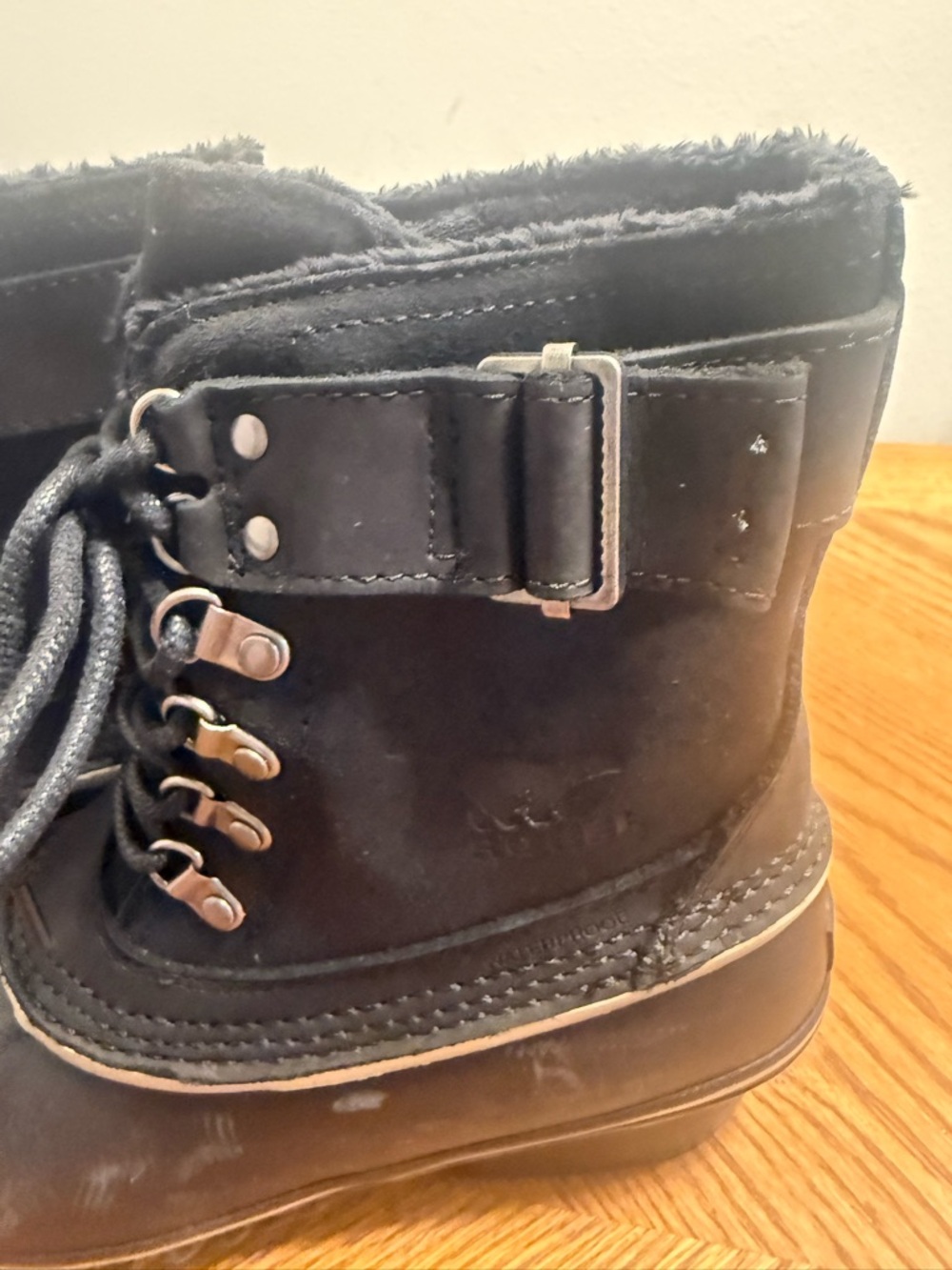 Sorel duck style boots without box size 7.5. Women’s Sorel rain/snow boots. - Picture 8 of 14